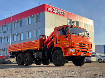 Бортовой КАМАЗ 43118 с КМУ SUNHUNK К168-4 (дв. Cummins, без сп/места)_0